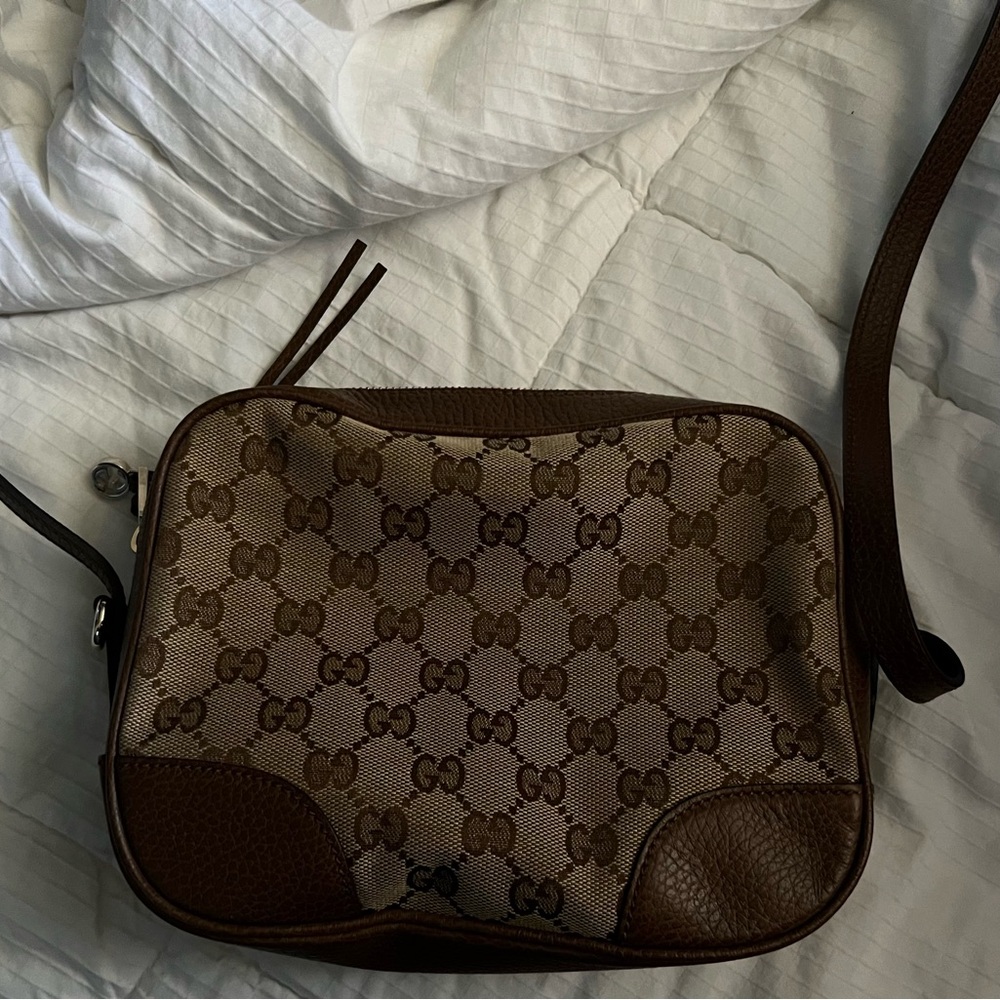 Gucci monogram Bree mini messenger. Great condition!